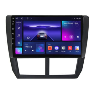Navigatie dedicata cu Android Subaru Forester 2008 - 2013, 3GB RAM, Radio GPS Dual Zone, Display HD QLED 9" Touchscreen, Internet Wi-Fi si slot SIM 4G, Bluetooth, MirrorLink, USB