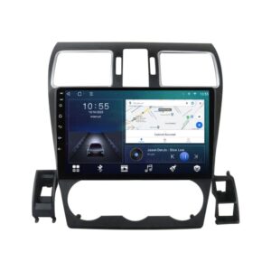 Navigatie dedicata cu Android Subaru Impreza / XV / WRX 2012 - 2017, 2GB RAM, Radio GPS Dual Zone, Display HD QLED 9" Touchscreen, Internet Wi-Fi si slot SIM 4G, Bluetooth, MirrorLink, USB