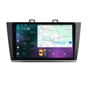 Navigatie dedicata cu Android Subaru Outback / Legacy 2014 - 2019, 12GB RAM, Radio GPS Dual Zone, Display 2K QLED 9.5" Touchscreen, Internet Wi-Fi si slot SIM 4G, Bluetooth, MirrorLink, USB
