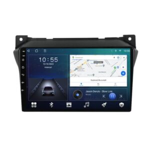 Navigatie dedicata cu Android Suzuki Alto VII 2009 - 2016, 2GB RAM, Radio GPS Dual Zone, Display HD QLED 9" Touchscreen, Internet Wi-Fi si slot SIM 4G, Bluetooth, MirrorLink, USB