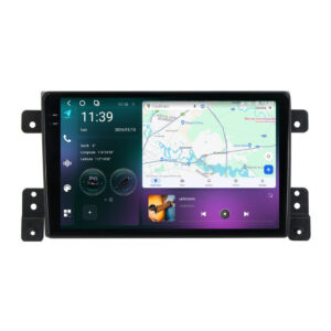 Navigatie dedicata cu Android Suzuki Grand Vitara 2005 - 2015, 12GB RAM, Radio GPS Dual Zone, Display 2K QLED 9.5" Touchscreen, Internet Wi-Fi si slot SIM 4G, Bluetooth, MirrorLink, USB