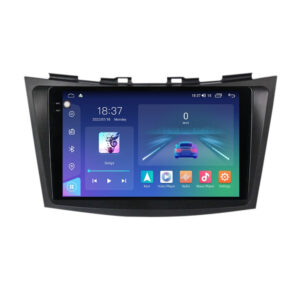 Navigatie dedicata cu Android Suzuki Swift IV 2010 - 2017, 8GB RAM, Radio GPS Dual Zone, Display 2K QLED 9.5" Touchscreen, Internet Wi-Fi si slot SIM 4G, Bluetooth, MirrorLink, USB