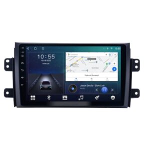 Navigatie dedicata cu Android Suzuki SX4 2006 - 2014, 2GB RAM, Radio GPS Dual Zone, Display HD QLED 9" Touchscreen, Internet Wi-Fi si slot SIM 4G, Bluetooth, MirrorLink, USB