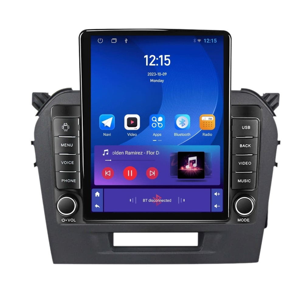 Navigatie dedicata cu Android Suzuki Vitara dupa 2015, 1GB RAM, Radio GPS Dual Zone, Touchscreen IPS 9.7" HD tip Tesla, Internet Wi-Fi, Bluetooth, MirrorLink, USB