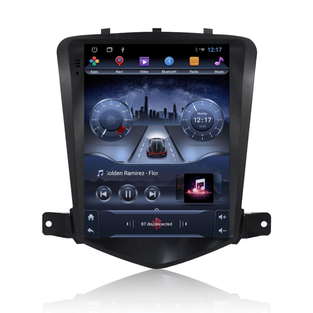 Navigatie dedicata cu Android tip tesla Chevrolet Cruze 2008 - 2013, 2GB RAM, Radio GPS Dual Zone, Touchscreen IPS 9.7" HD, Internet Wi-Fi, Bluetooth, MirrorLink, USB