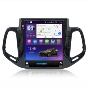 Navigatie dedicata cu Android tip tesla Jeep Compass II dupa 2016, 8GB RAM, Radio GPS Dual Zone, Touchscreen IPS 9.7" HD, Internet Wi-Fi si slot SIM 4G, Bluetooth, MirrorLink, USB