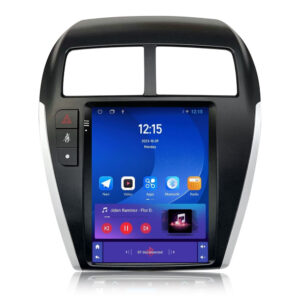 Navigatie dedicata cu Android tip tesla Mitsubishi ASX 2010 - 2016, 1GB RAM, Radio GPS Dual Zone, Touchscreen IPS 9.7" HD, Internet Wi-Fi, Bluetooth, MirrorLink, USB