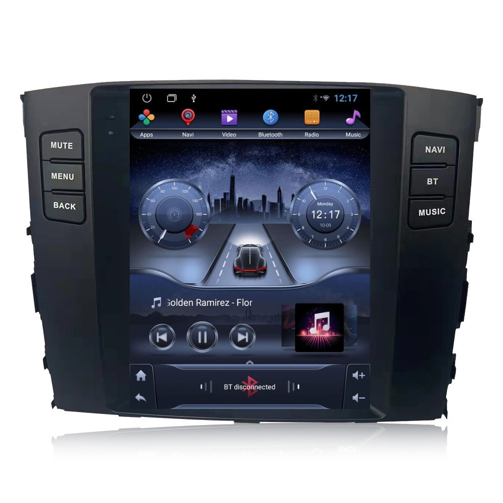 Navigatie dedicata cu Android tip tesla Mitsubishi Pajero IV 2006 - 2018, 2GB RAM, Radio GPS Dual Zone, Touchscreen IPS 9.7" HD, Internet Wi-Fi, Bluetooth, MirrorLink, USB