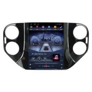 Navigatie dedicata cu Android tip tesla VW Tiguan I 2012 - 2018, 2GB RAM, Radio GPS Dual Zone, Touchscreen IPS 9.7" HD, Internet Wi-Fi, Bluetooth, MirrorLink, USB