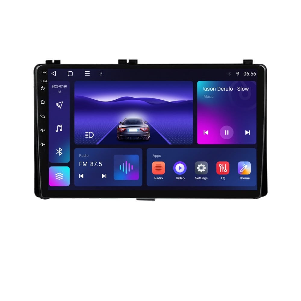 Navigatie dedicata cu Android Toyota Auris 2015 - 2019, 3GB RAM, Radio GPS Dual Zone, Display HD QLED 9" Touchscreen, Internet Wi-Fi si slot SIM 4G, Bluetooth, MirrorLink, USB