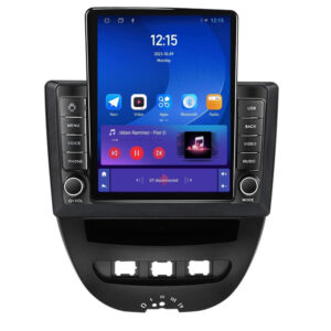 Navigatie dedicata cu Android Toyota Aygo 2005 - 2014, 1GB RAM, Radio GPS Dual Zone, Touchscreen IPS 9.7" HD tip Tesla, Internet Wi-Fi, Bluetooth, MirrorLink, USB