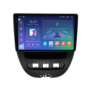 Navigatie dedicata cu Android Toyota Aygo 2005 - 2014, 4GB RAM, Radio GPS Dual Zone, Display 2K QLED 10.36" Touchscreen, Internet Wi-Fi si slot SIM 4G, Bluetooth, MirrorLink, USB