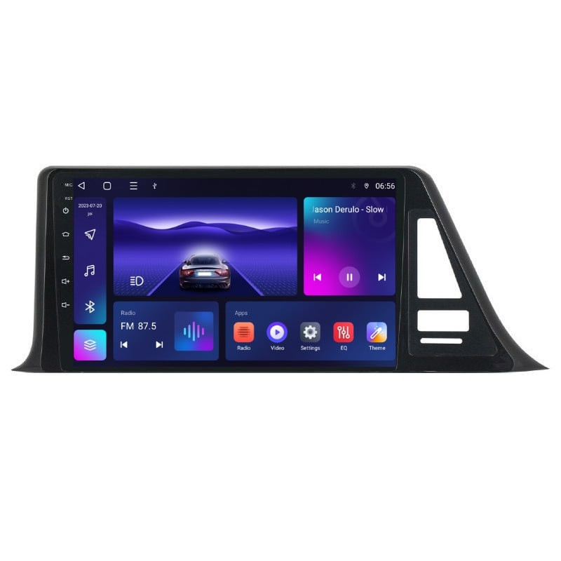 Navigatie dedicata cu Android Toyota C-HR dupa 2016, 3GB RAM, Radio GPS Dual Zone, Display HD QLED 9" Touchscreen, Internet Wi-Fi si slot SIM 4G, Bluetooth, MirrorLink, USB