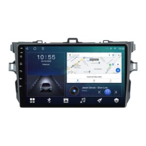 Navigatie dedicata cu Android Toyota Corolla 2007 - 2013, 2GB RAM, Radio GPS Dual Zone, Display HD QLED 9" Touchscreen, Internet Wi-Fi si slot SIM 4G, Bluetooth, MirrorLink, USB