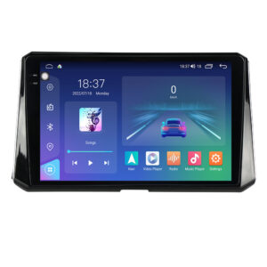 Navigatie dedicata cu Android Toyota Corolla E21 dupa 2019, 8GB RAM, Radio GPS Dual Zone, Display 2K QLED 10.36" Touchscreen, Internet Wi-Fi si slot SIM 4G, Bluetooth, MirrorLink, USB