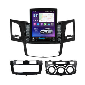 Navigatie dedicata cu Android Toyota Hilux VII 2004 - 2015, 4GB RAM, Radio GPS Dual Zone, Touchscreen IPS 9.7" HD tip Tesla, Internet Wi-Fi si slot SIM 4G, Bluetooth, MirrorLink, USB