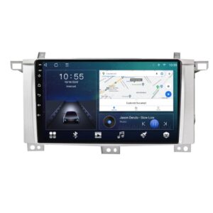 Navigatie dedicata cu Android Toyota Land Cruiser J100 2002 - 2008, 2GB RAM, Radio GPS Dual Zone, Display HD QLED 9" Touchscreen, Internet Wi-Fi si slot SIM 4G, Bluetooth, MirrorLink, USB