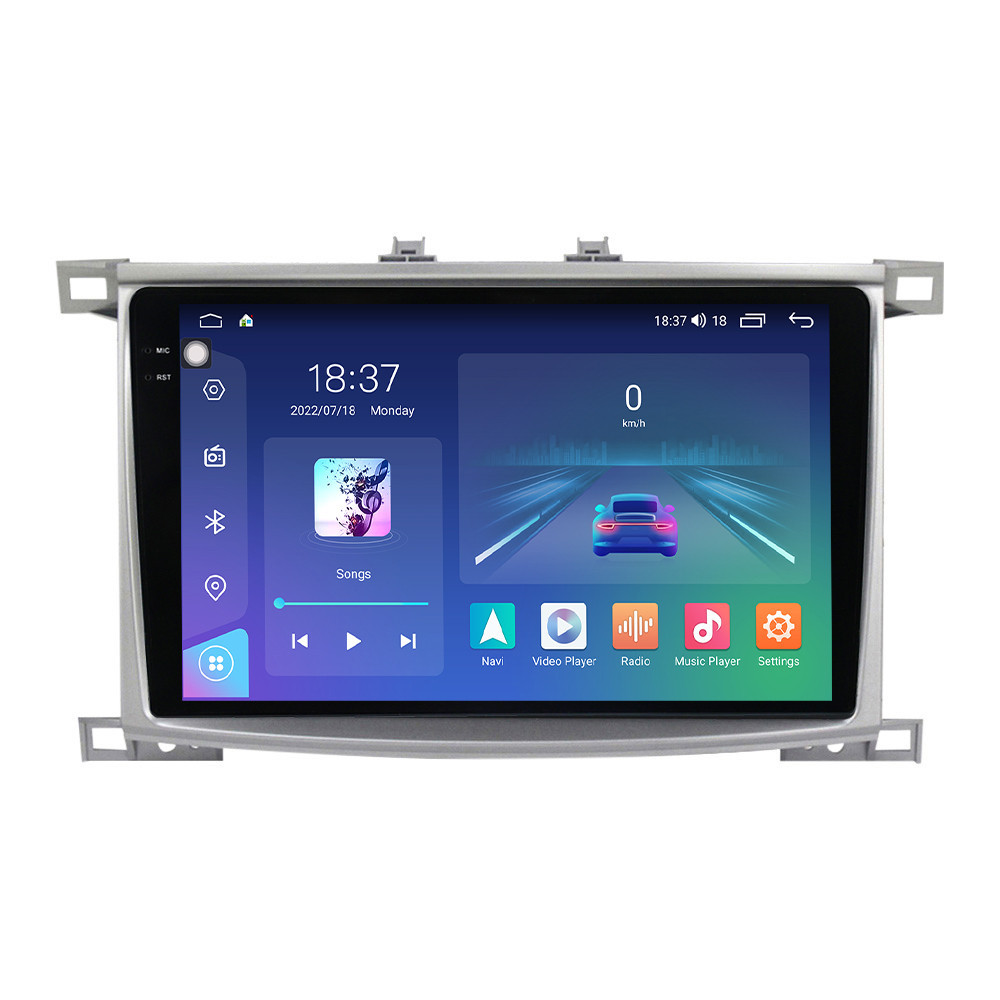 Navigatie dedicata cu Android Toyota Land Cruiser J100 2002 - 2008, 8GB RAM, Radio GPS Dual Zone, Display 2K QLED 10.36" Touchscreen, Internet Wi-Fi si slot SIM 4G, Bluetooth, MirrorLink, USB