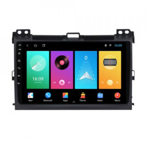 Navigatie dedicata cu Android Toyota Land Cruiser Prado J120 2002 - 2010, 2GB RAM, Radio GPS Dual Zone, Display HD IPS 9" Touchscreen, Internet Wi-Fi, Bluetooth, MirrorLink, USB