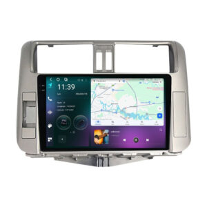 Navigatie dedicata cu Android Toyota Land Cruiser Prado J150 2009 - 2013, 12GB RAM, Radio GPS Dual Zone, Display 2K QLED 9.5" Touchscreen, Internet Wi-Fi si slot SIM 4G, Bluetooth, MirrorLink, USB