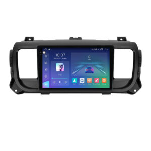 Navigatie dedicata cu Android Toyota Proace dupa 2016, 8GB RAM, Radio GPS Dual Zone, Display 2K QLED 9.5" Touchscreen, Internet Wi-Fi si slot SIM 4G, Bluetooth, MirrorLink, USB