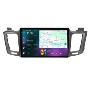 Navigatie dedicata cu Android Toyota Rav4 IV 2013 - 2018, 12GB RAM, Radio GPS Dual Zone, Display 2K QLED 10.36" Touchscreen, Internet Wi-Fi si slot SIM 4G, Bluetooth, MirrorLink, USB