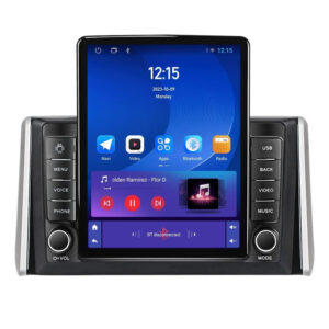 Navigatie dedicata cu Android Toyota Rav4 V dupa 2018, 1GB RAM, Radio GPS Dual Zone, Touchscreen IPS 9.7" HD tip Tesla, Internet Wi-Fi, Bluetooth, MirrorLink, USB