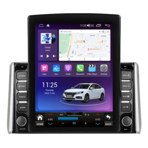 Navigatie dedicata cu Android Toyota Rav4 V dupa 2018, 8GB RAM, Radio GPS Dual Zone, Touchscreen IPS 9.7" HD tip Tesla, Internet Wi-Fi si slot SIM 4G, Bluetooth, MirrorLink, USB