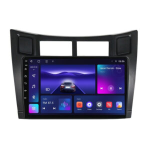 Navigatie dedicata cu Android Toyota Yaris 2006 - 2011, 3GB RAM, Radio GPS Dual Zone, Display HD QLED 9" Touchscreen, Internet Wi-Fi si slot SIM 4G, Bluetooth, MirrorLink, USB