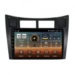 Navigatie dedicata cu Android Toyota Yaris 2006 - 2011, 4GB RAM, Radio GPS Dual Zone, Display HD QLED 9" Touchscreen, Internet Wi-Fi si slot SIM 4G, Bluetooth, MirrorLink, USB