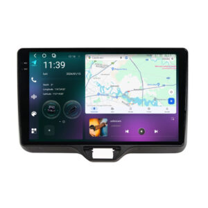 Navigatie dedicata cu Android Toyota Yaris P21 dupa 2020, 12GB RAM, Radio GPS Dual Zone, Display 2K QLED 10.36" Touchscreen, Internet Wi-Fi si slot SIM 4G, Bluetooth, MirrorLink, USB