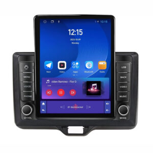 Navigatie dedicata cu Android Toyota Yaris P21 dupa 2020, 1GB RAM, Radio GPS Dual Zone, Touchscreen IPS 9.7" HD tip Tesla, Internet Wi-Fi, Bluetooth, MirrorLink, USB