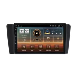 Navigatie dedicata cu Android Volvo S60 I 2000 - 2004, 6GB RAM, Radio GPS Dual Zone, Display HD QLED 9" Touchscreen, Internet Wi-Fi si slot SIM 4G, Bluetooth, MirrorLink, USB