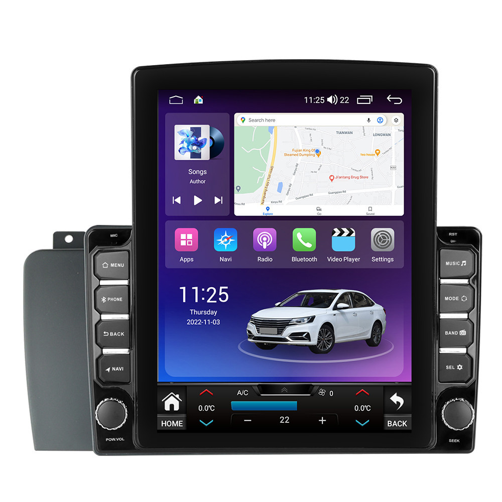 Navigatie dedicata cu Android Volvo S60 I 2004 - 2010, 4GB RAM, Radio GPS Dual Zone, Touchscreen IPS 9.7" HD tip Tesla, Internet Wi-Fi si slot SIM 4G, Bluetooth, MirrorLink, USB