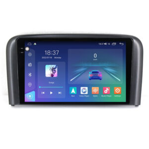 Navigatie dedicata cu Android Volvo S80 I 2004 - 2006, 4GB RAM, Radio GPS Dual Zone, Display 2K QLED 9.5" Touchscreen, Internet Wi-Fi si slot SIM 4G, Bluetooth, MirrorLink, USB