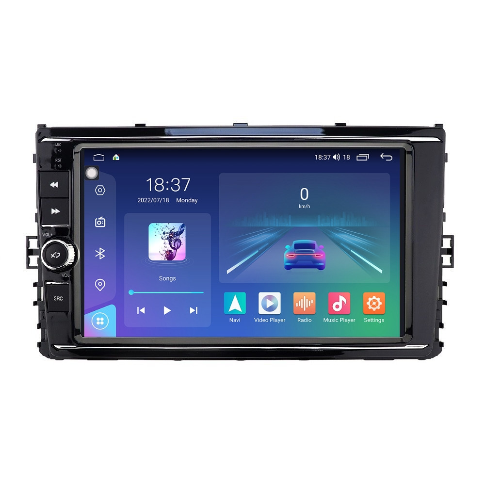 Navigatie dedicata cu Android VW Multivan T6 2020 - 2021, 4GB RAM, Radio GPS Dual Zone, Display 2K QLED 9.5'' Touchscreen, Internet Wi-Fi si slot SIM 4G, Bluetooth, MirrorLink, USB