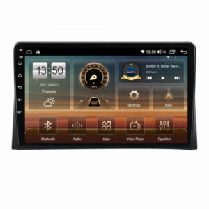 Navigatie dedicata cu Android VW Multivan V (2003-2015), 8GB RAM, Radio GPS Dual Zone, Display HD QLED 9" Touchscreen, Internet Wi-Fi si slot SIM 4G, Bluetooth, MirrorLink, USB