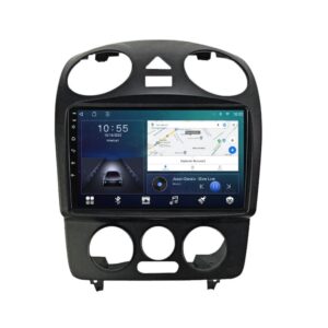 Navigatie dedicata cu Android VW New Beetle 2004 - 2011, 2GB RAM, Radio GPS Dual Zone, Display HD QLED 9" Touchscreen, Internet Wi-Fi si slot SIM 4G, Bluetooth, MirrorLink, USB