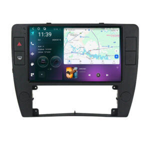 Navigatie dedicata cu Android VW Passat B5.5 2001 - 2005, 12GB RAM, Radio GPS Dual Zone, Display 2K QLED 9.5" Touchscreen, Internet Wi-Fi si slot SIM 4G, Bluetooth, MirrorLink, USB