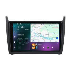 Navigatie dedicata cu Android VW Polo 6R 2009 - 2018, 12GB RAM, Radio GPS Dual Zone, Display 2K QLED 9.5" Touchscreen, Internet Wi-Fi si slot SIM 4G, Bluetooth, MirrorLink, USB