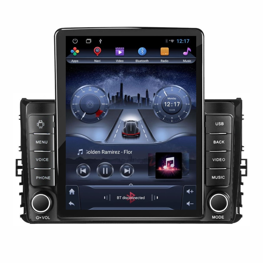 Navigatie dedicata cu Android VW T-Cross dupa 2018, 2GB RAM, Radio GPS Dual Zone, Touchscreen IPS 9.7" HD tip Tesla, Internet Wi-Fi, Bluetooth, MirrorLink, USB