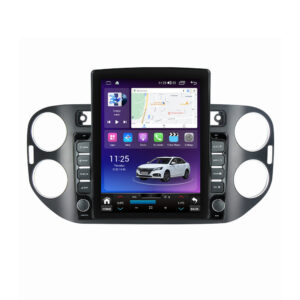 Navigatie dedicata cu Android VW Tiguan I 2012 - 2018, 4GB RAM, Radio GPS Dual Zone, Touchscreen IPS 9.7" HD tip Tesla, Internet Wi-Fi si slot SIM 4G, Bluetooth, MirrorLink, USB