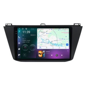 Navigatie dedicata cu Android VW Tiguan II dupa 2016, 12GB RAM, Radio GPS Dual Zone, Display 2K QLED 10.36" Touchscreen, Internet Wi-Fi si slot SIM 4G, Bluetooth, MirrorLink, USB