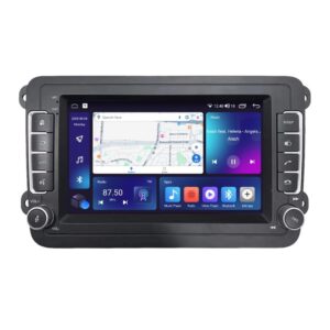 Navigatie dedicata cu Android VW Touran 2010 - 2015, 2GB RAM, Radio GPS Dual Zone, Display HD IPS 7" Touchscreen, Internet Wi-Fi si slot SIM 4G, Bluetooth, MirrorLink, USB