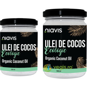 Ulei de Cocos Extra Virgin Ecologic/Bio 500ml + Ulei de Cocos Extra Virgin Ecologic/Bio 220ml