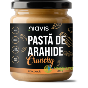 Pasta de Arahide Crunchy Ecologica/Bio 250g