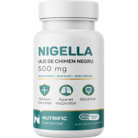 Nigella, 500mg - ulei de chimen negru 60cps NUTRIFIC