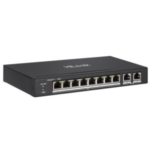 Switch de retea PoE HiLook NS-0310P-60 8 porturi PoE + 2 porturi uplink