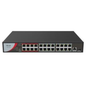 Switch PoE cu 24 porturi HikVision HiLook NS-0326P-230(B), 10/100 Mbps, fara management