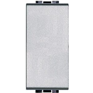 Buton cu revenire dublu Bticino Living Light NT4036 / NT4036N, argintiu